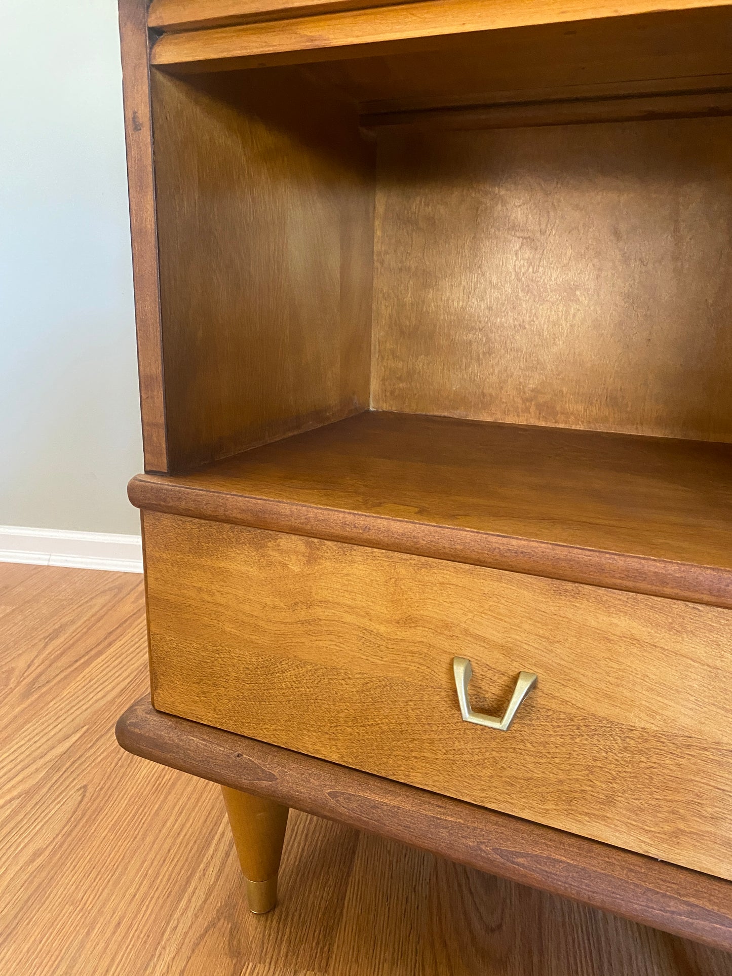 Vintage Pair of Mid Century 1950s Bedside Tables