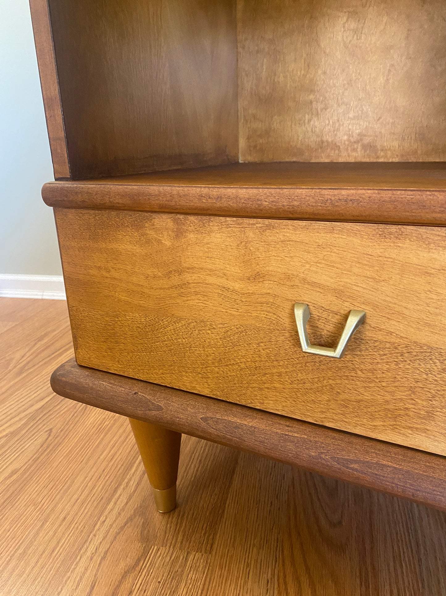 Vintage Pair of Mid Century 1950s Bedside Tables