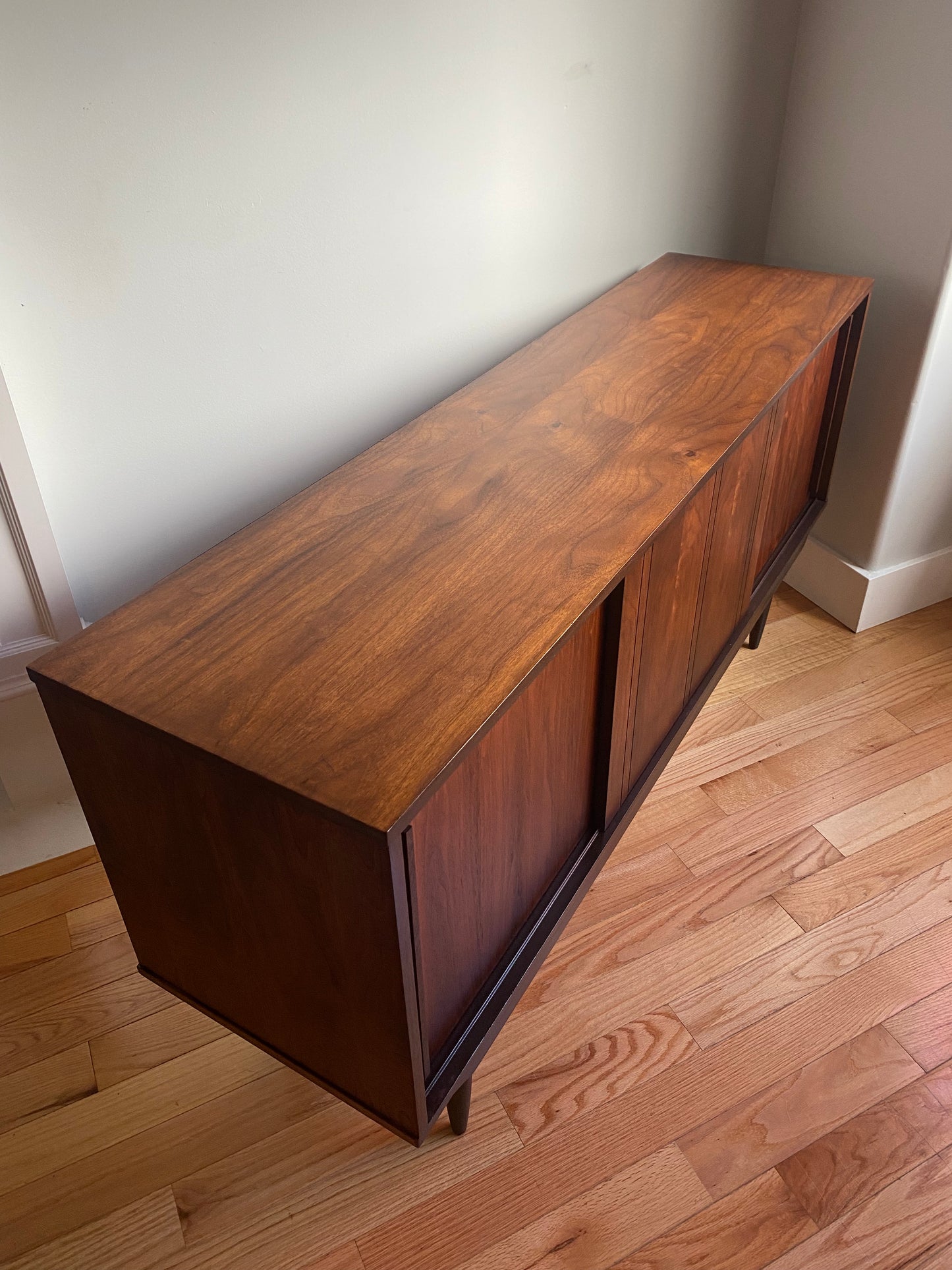 Vintage Mid-Century Modern record cabinet