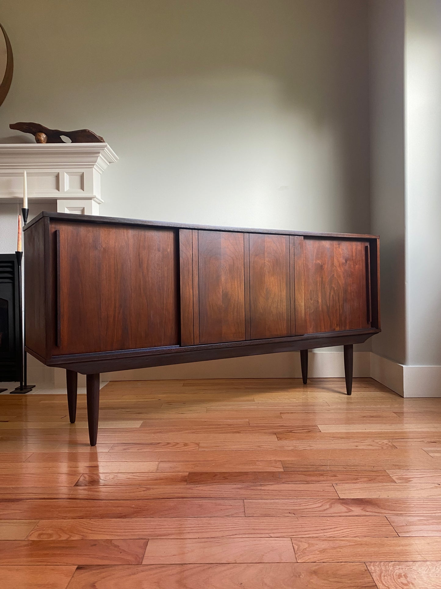 Vintage Mid-Century Modern record cabinet