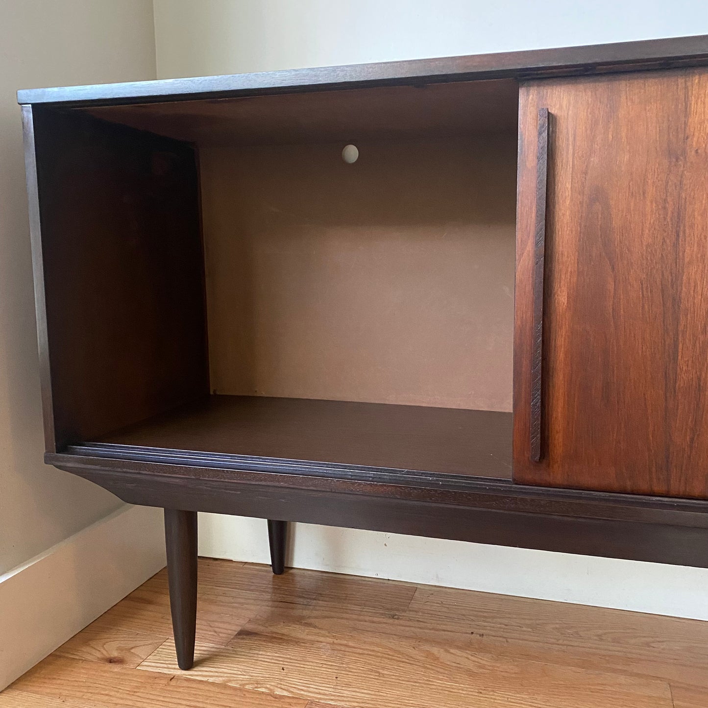 Vintage Mid-Century Modern record cabinet
