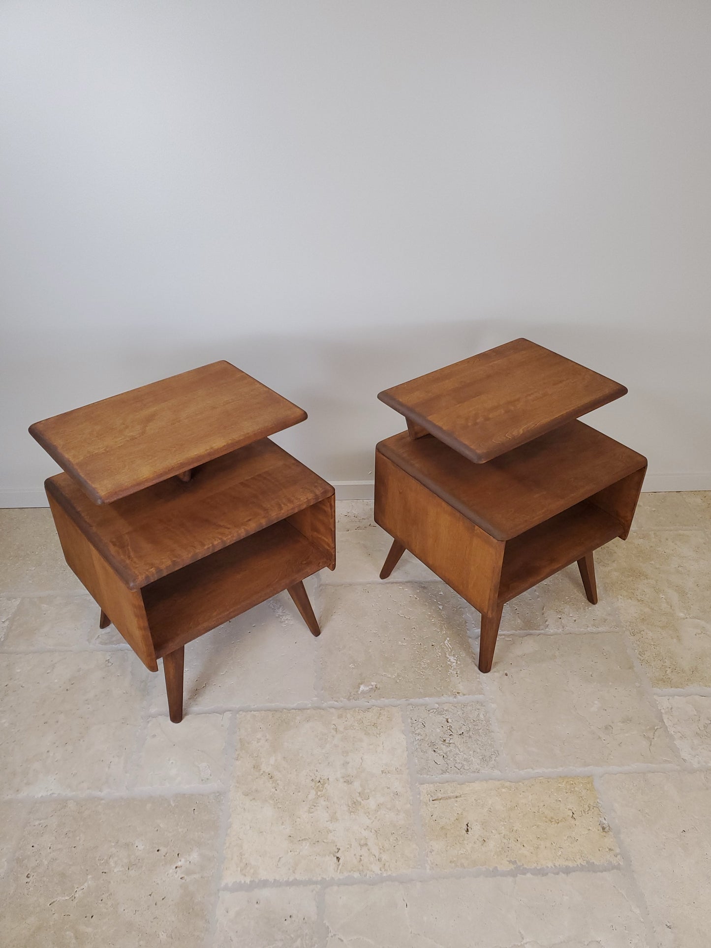 Mid Century Modern Bedside Tables by Vilas Furniture