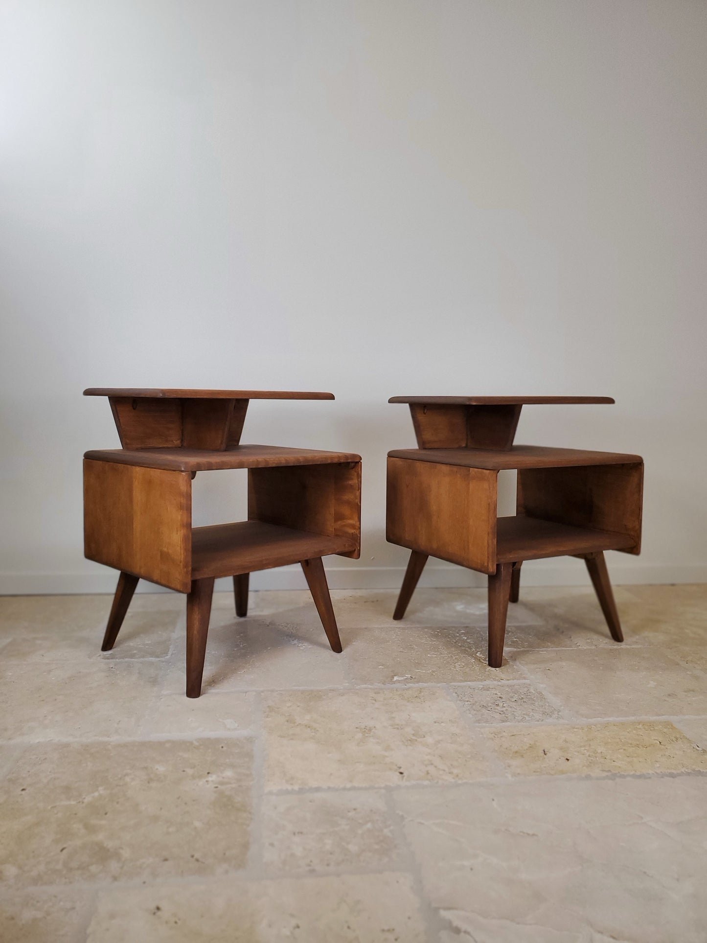 Mid Century Modern Bedside Tables by Vilas Furniture