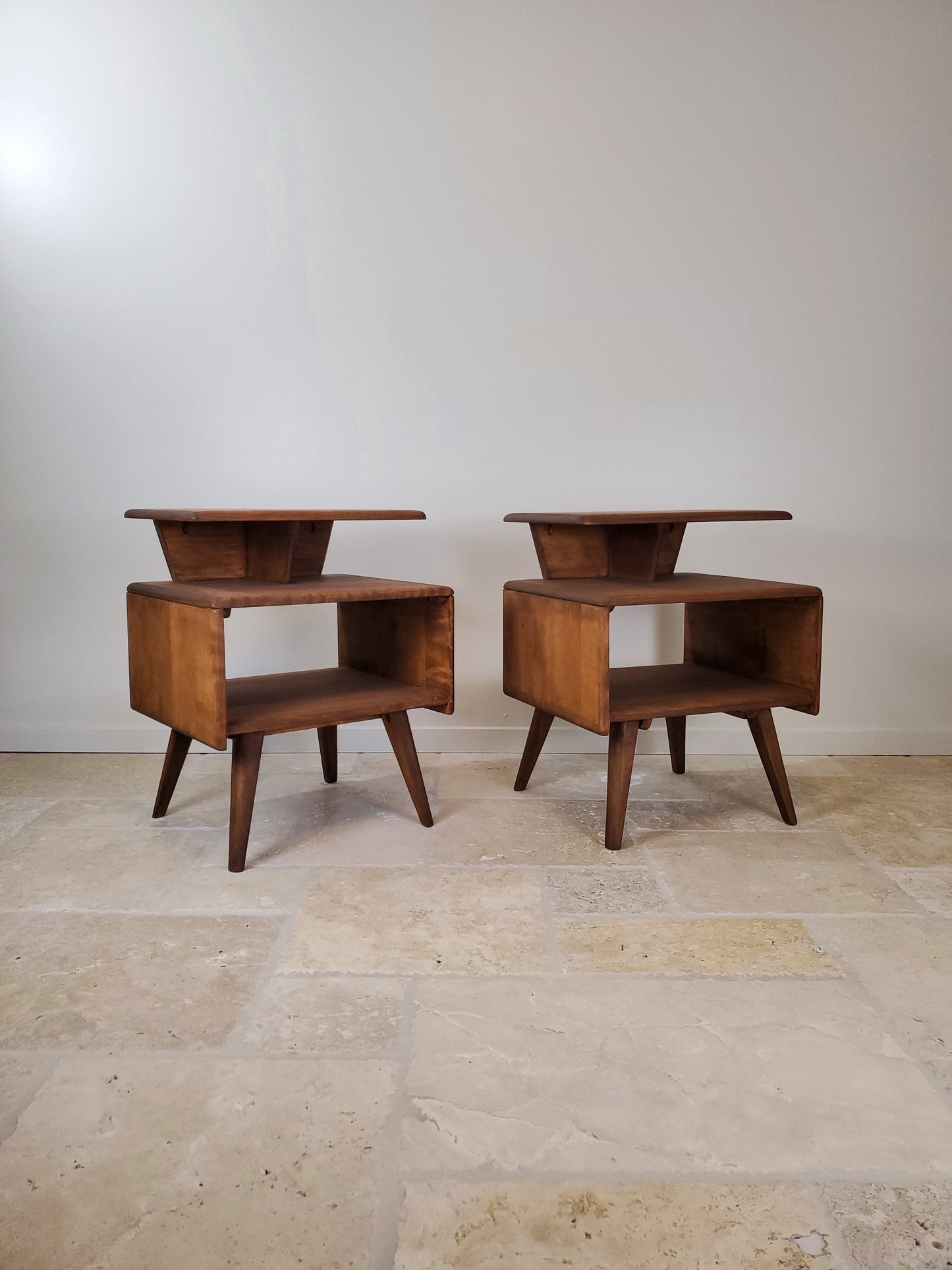 Mid Century Modern Bedside Tables by Vilas Furniture