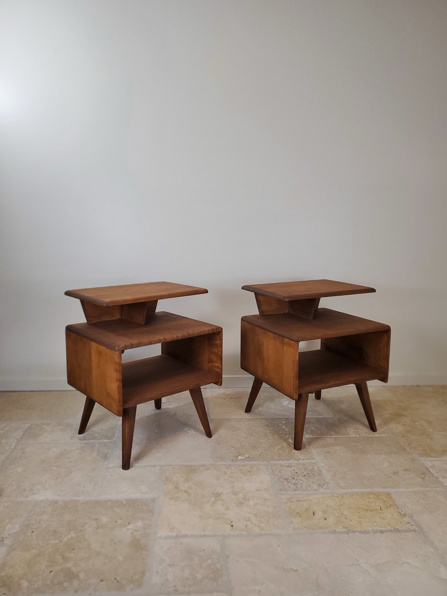 Mid Century Modern Bedside Tables by Vilas Furniture