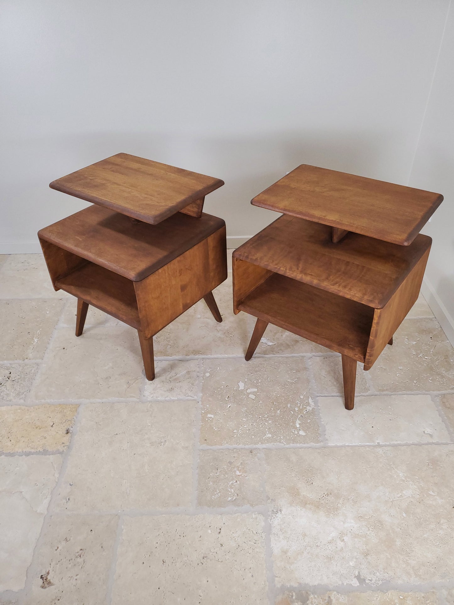 Mid Century Modern Bedside Tables by Vilas Furniture