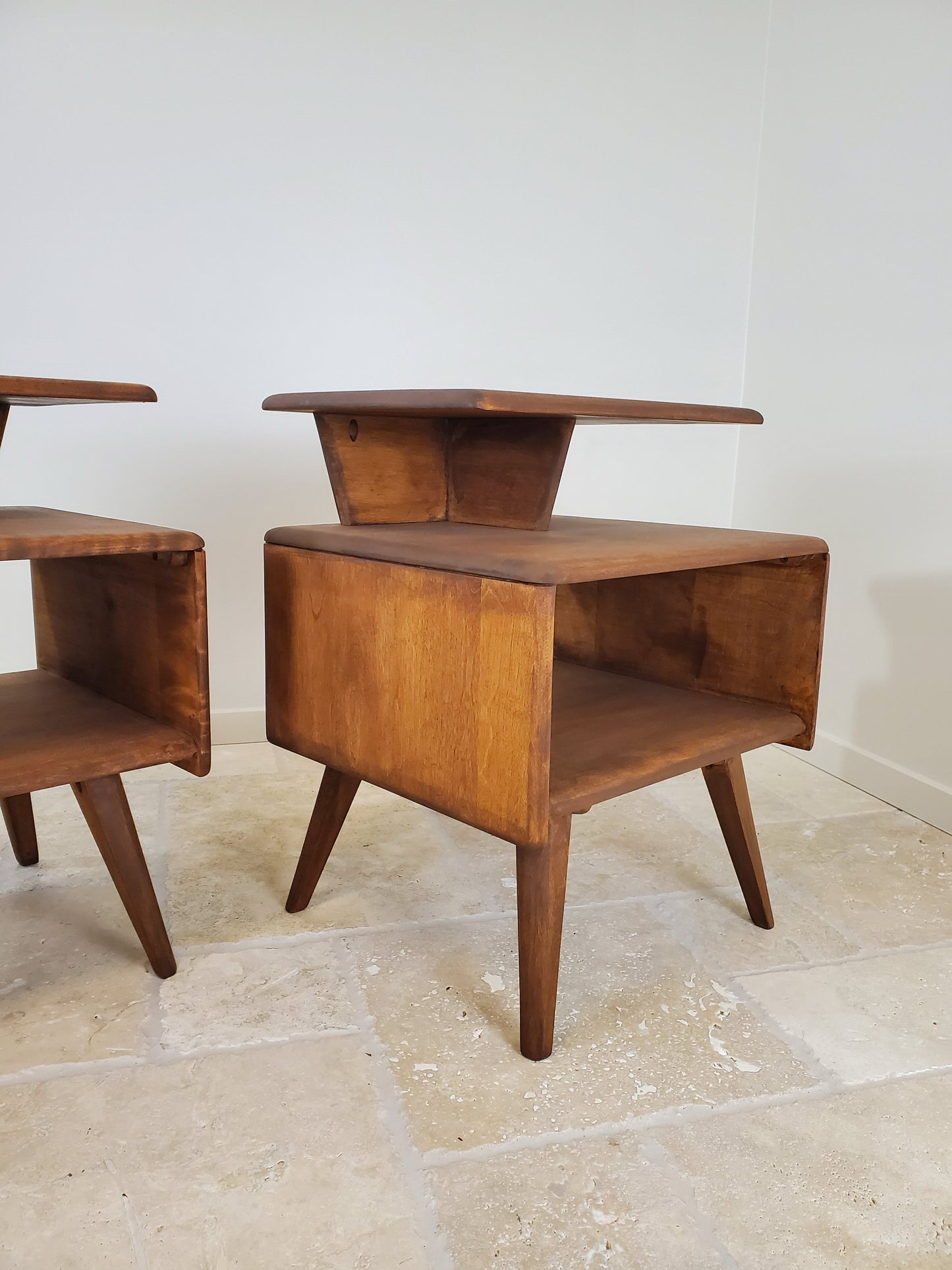 Mid Century Modern Bedside Tables by Vilas Furniture