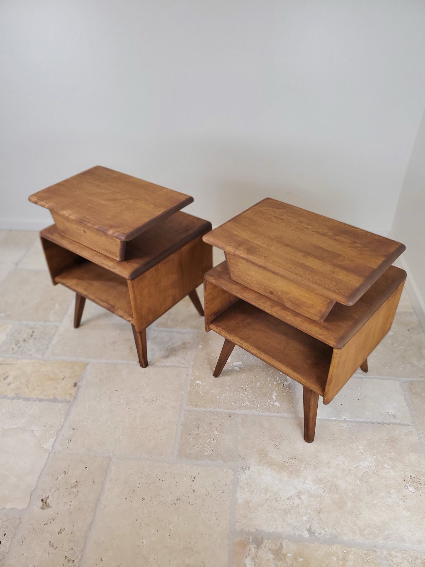 Mid Century Modern Bedside Tables by Vilas Furniture