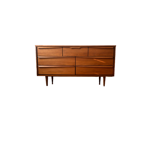 Vintage Mid-century Modern 7 Drawer Dresser